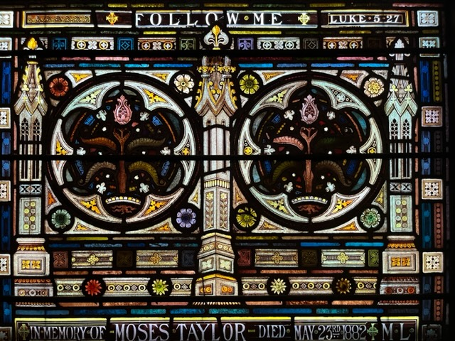 The Moses Taylor memorial window, dated 1882