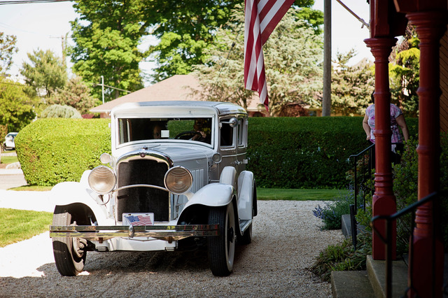 A wedding moment inside the historic sanctuary