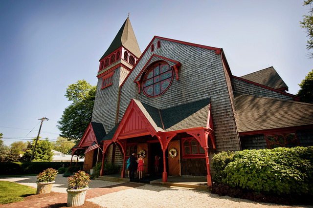 Elberon Memorial Church, an 1886 shingle-style sanctuary attributed to Stanford White